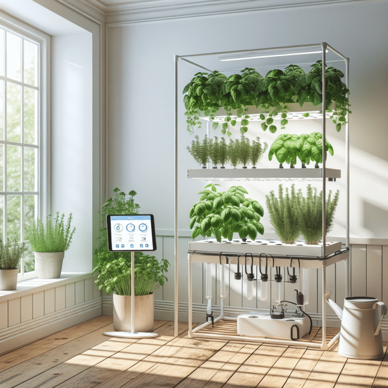 Growing Low-Maintenance Indoor Herbs Hydroponically
