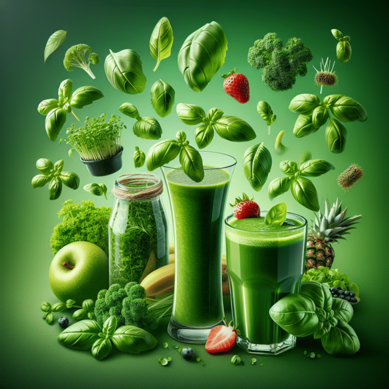 Herbacious Smoothies: Recipes with Hydroponic Basil