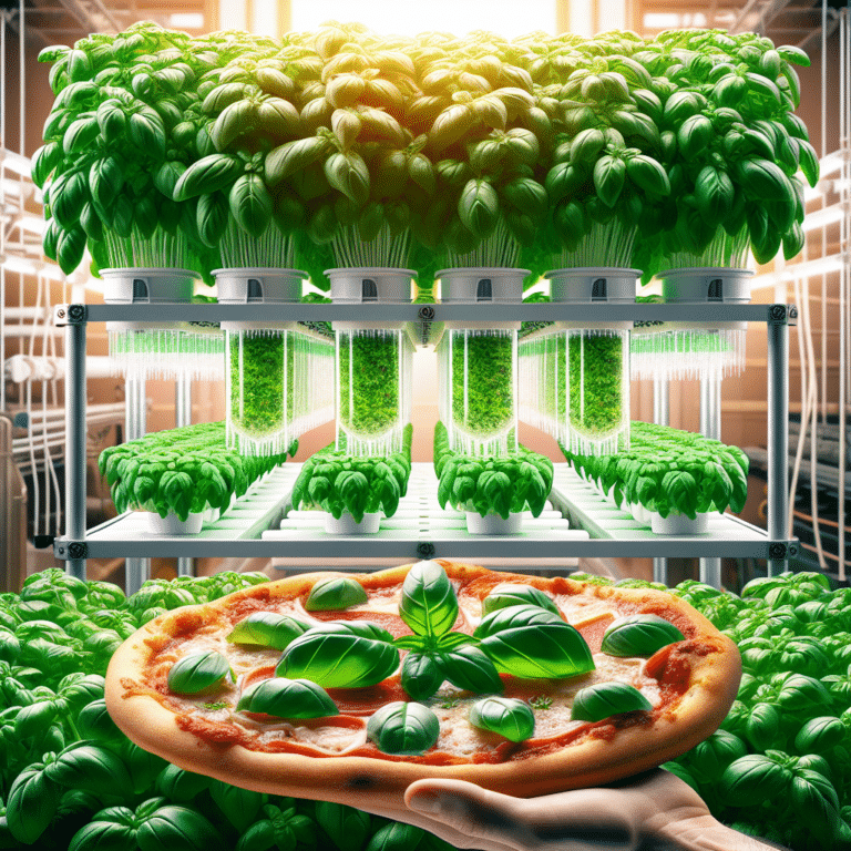 Hydroponics Made Tasty: Pizza with Fresh Basil Recipes