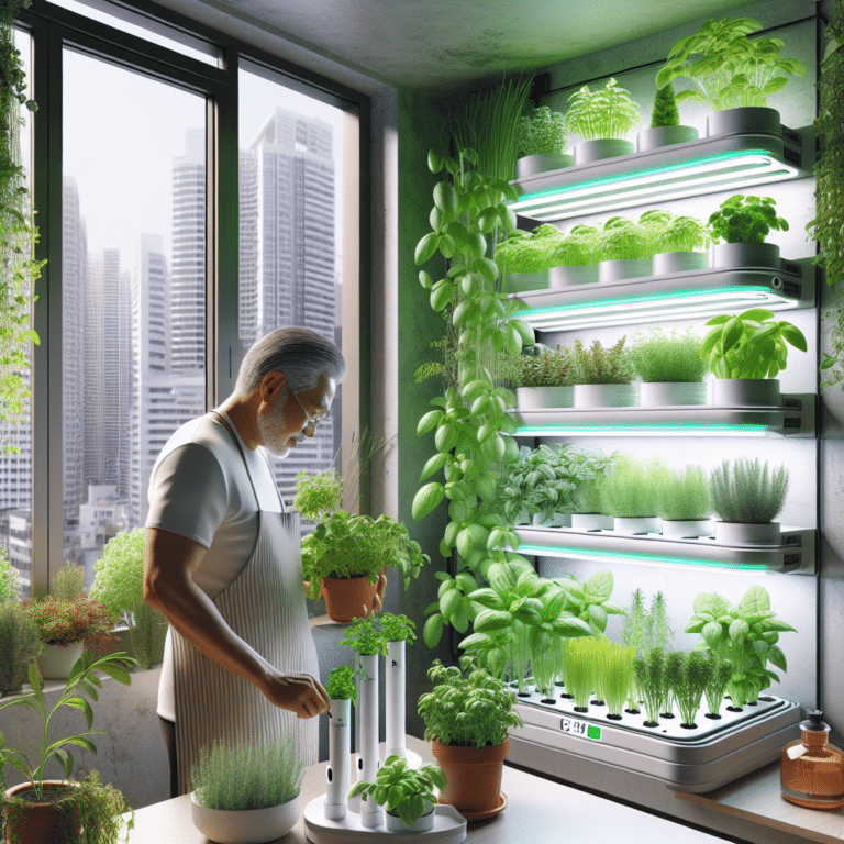 Small Space Gardening: Hydroponic Herbs