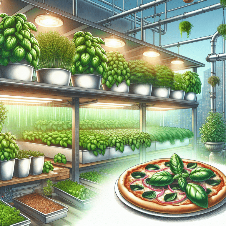 Hydroponics Made Tasty: Pizza with Fresh Basil Recipes