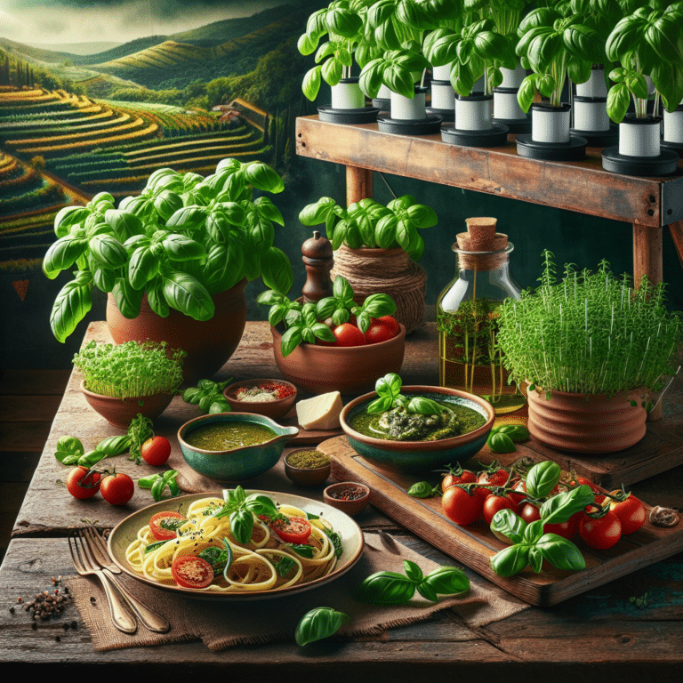 Endless Flavours: Italian Recipes Using Hydroponic Basil
