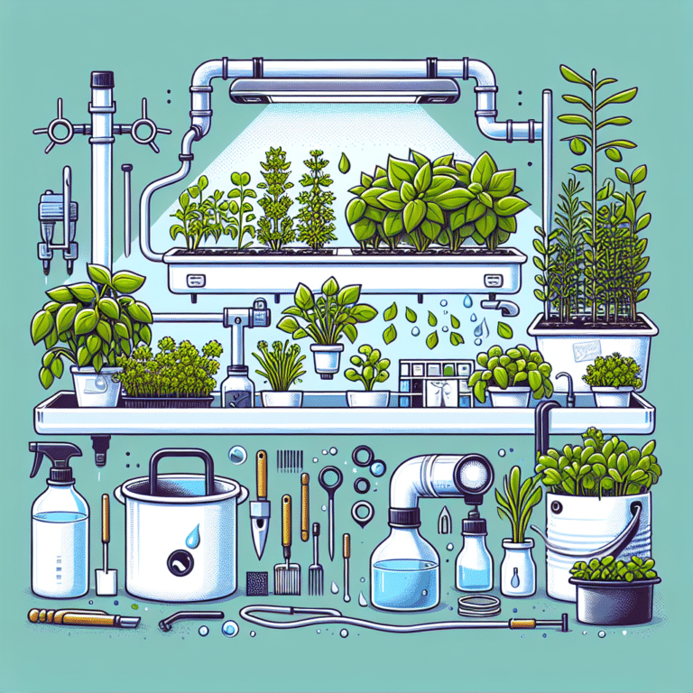 Tips for Cleaning Your Hydroponic Herb Garden