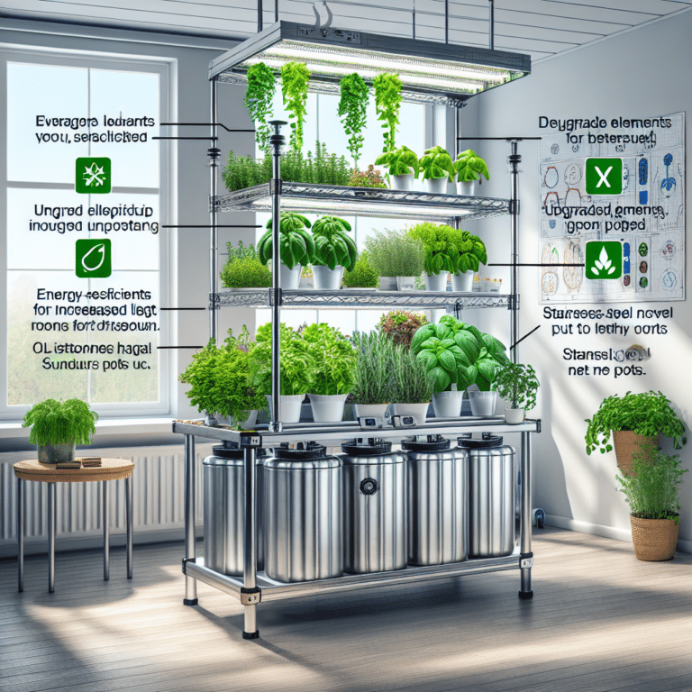 Best Upgrades for Your Hydroponic Herb System