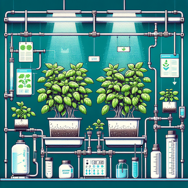 Maximizing Yield: Basil Growth in Hydroponic Systems