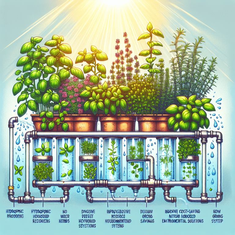 Cost-Saving Hydroponic Hacks for Herb Gardens