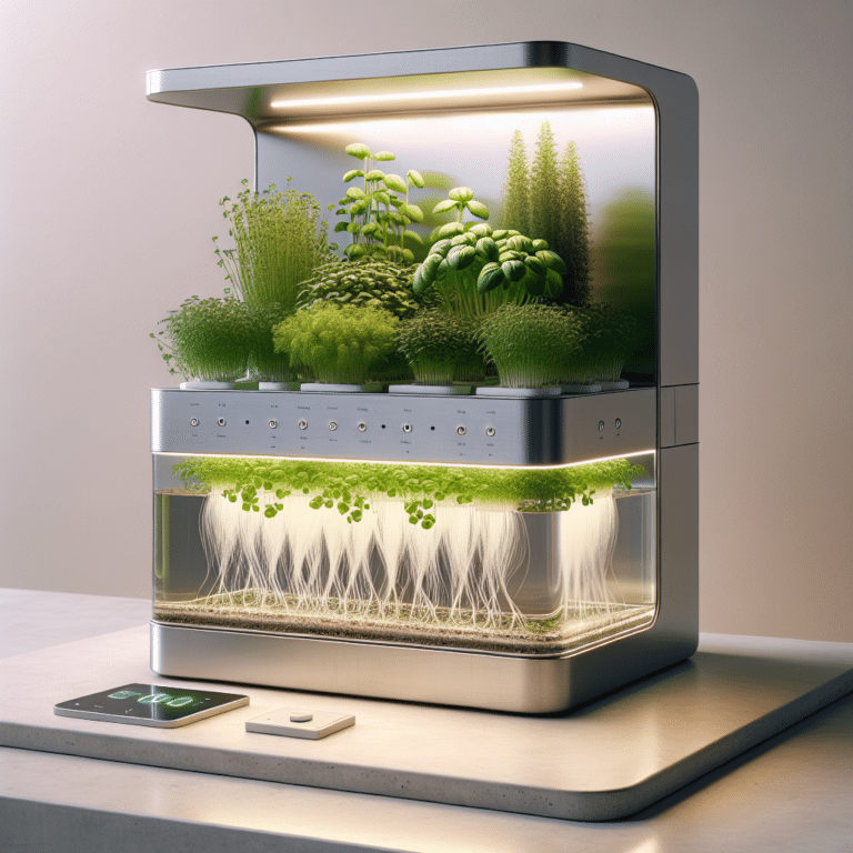 DIY Countertop Hydroponic Herb Garden