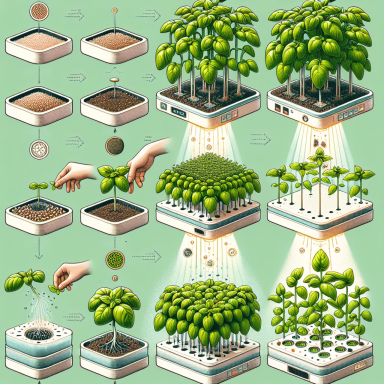 From Seed to Harvest: A Hydroponic Basil Journey