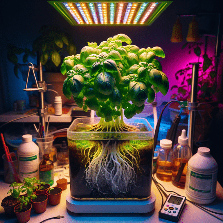 Maximizing Yield: Basil Growth in Hydroponic Systems