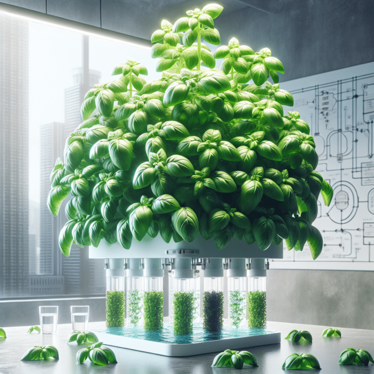 Nurturing Hydroponic Basil for Robust Growth