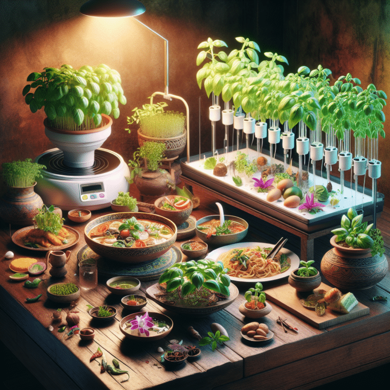 Exploring Thai Cuisine with Hydroponic Basil