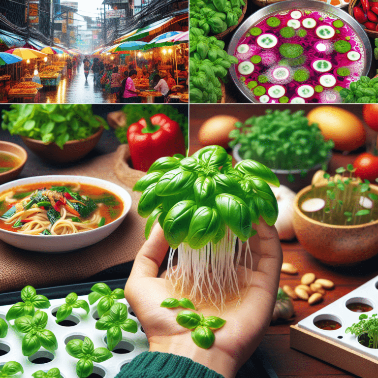 Exploring Thai Cuisine with Hydroponic Basil
