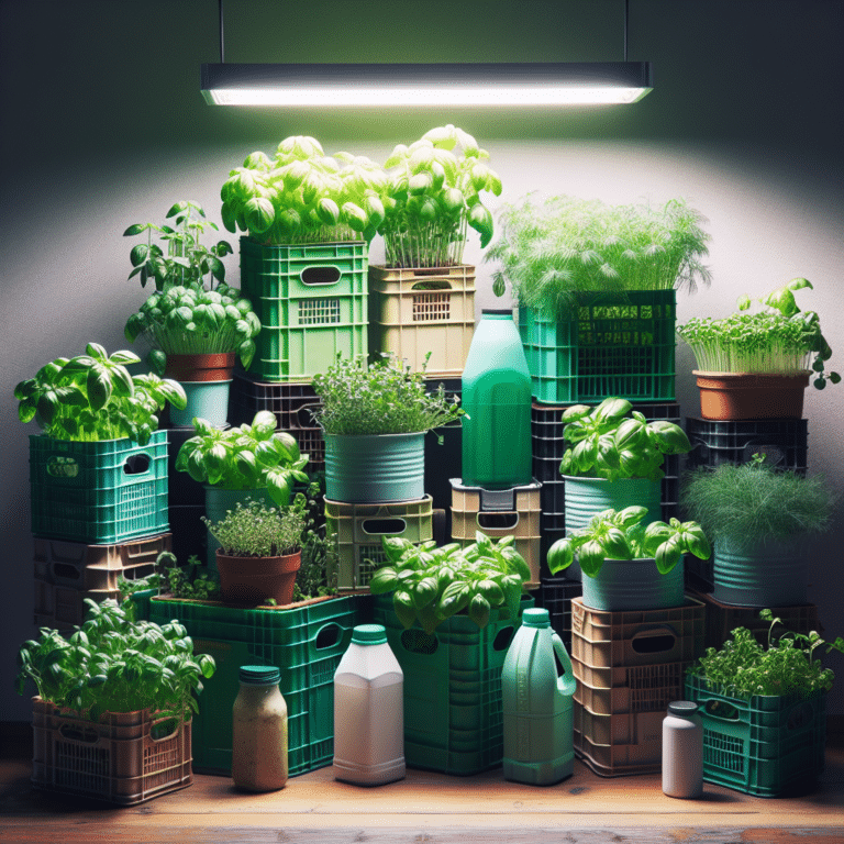Reusing Containers in Your Hydroponic Herb Garden