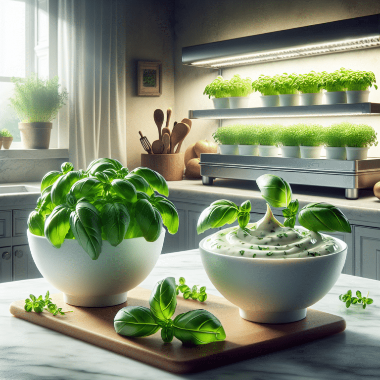 A Twist on Tradition: Fresh Basil Mayonnaise from Hydroponics