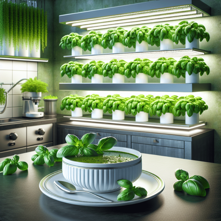 Reviving Classics: Basil Soup from Hydroponics