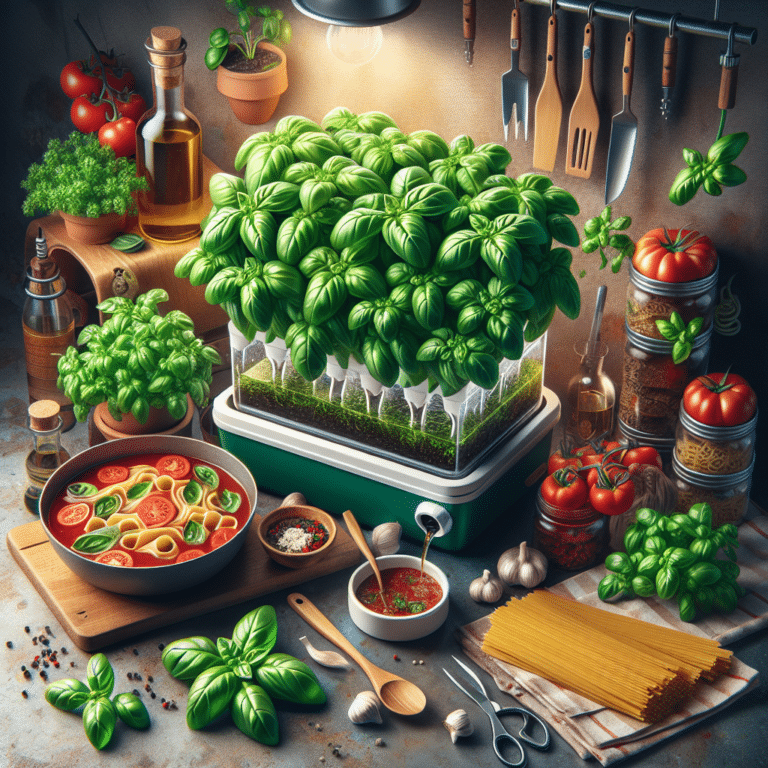Turbo-boost Your Italian Cooking with Fresh Hydroponic Basil