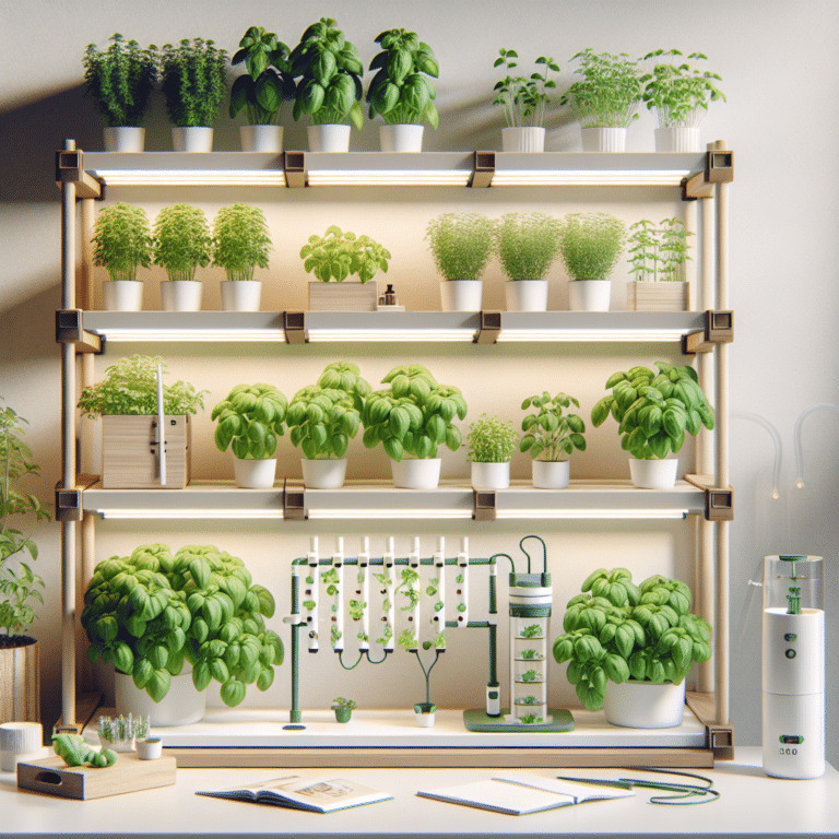 Growing a Hydroponic Basil and Mint Garden in Small Spaces