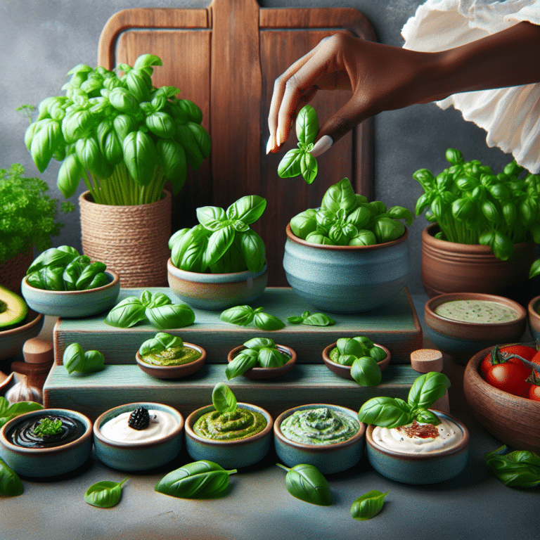 Hydroponic Basil's Versatility: An Assortment of Dip Recipes