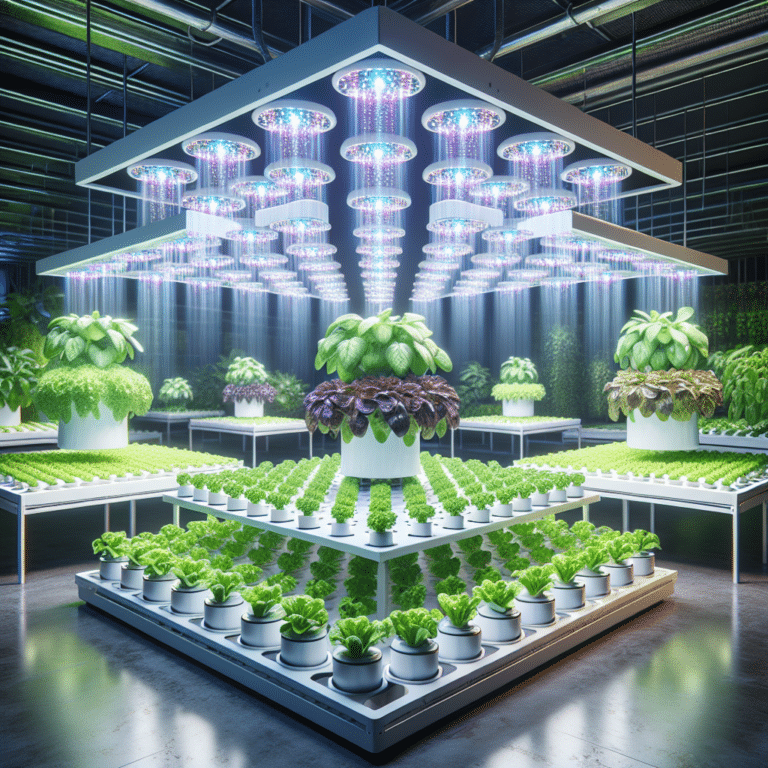 Hydroponic Garden with LED Lights: A Comprehensive Review