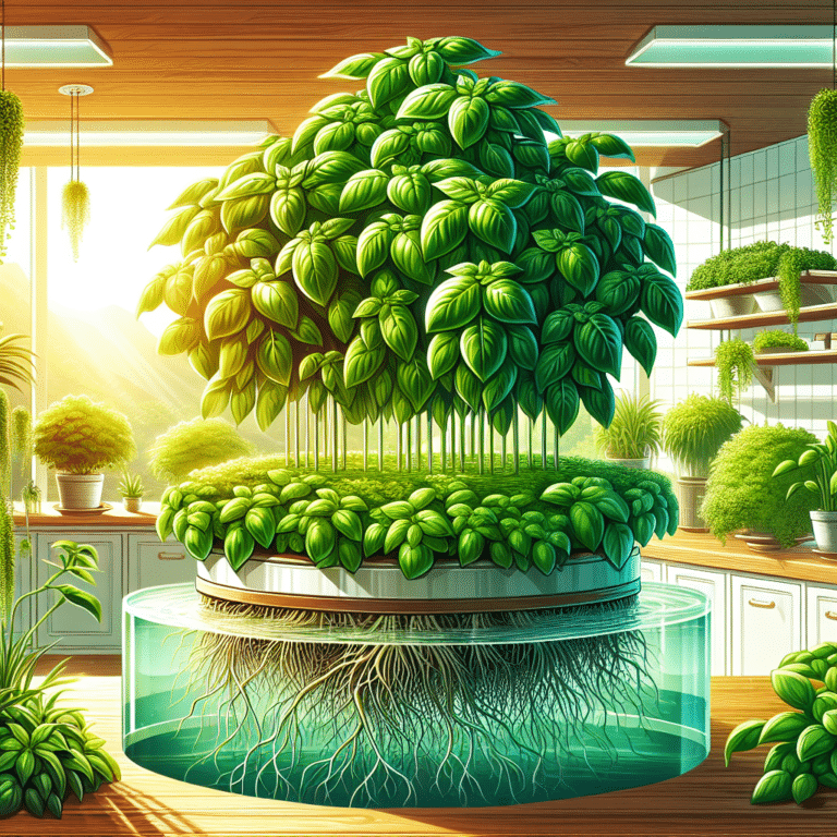 Flavorful Basil: Hydroponics