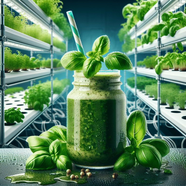 Revitalizing Basil Smoothie: The Hydroponics Edition