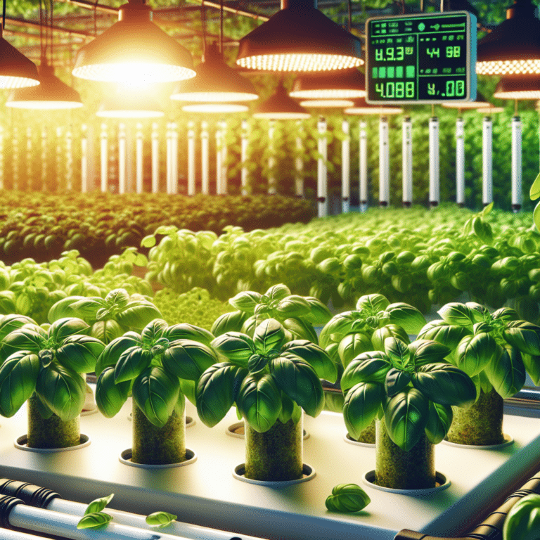 Flavorful Basil: Hydroponics