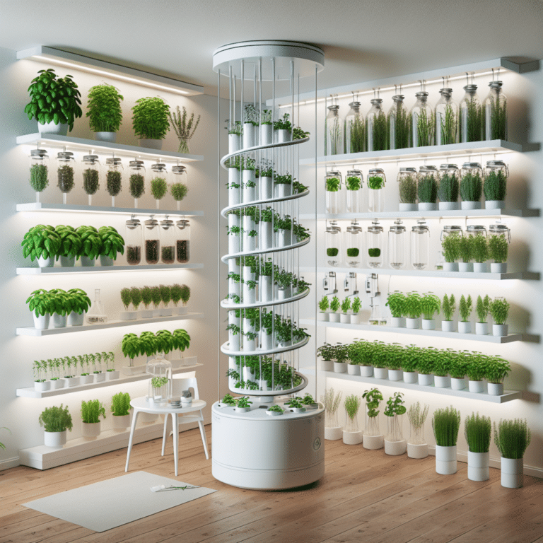 Creative Ways to Setup Indoor Hydroponic Herb Garden