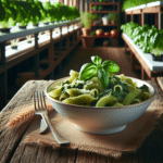 Delicious Basil Pasta from Hydroponic Gardening