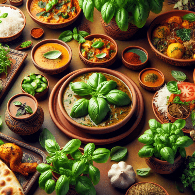 Exotic Flavours: Indian Recipes with Hydroponic Basil