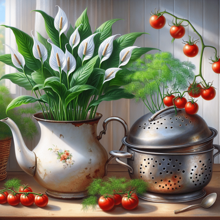 Turn Your Old Kitchenware into Hydroponic Planters