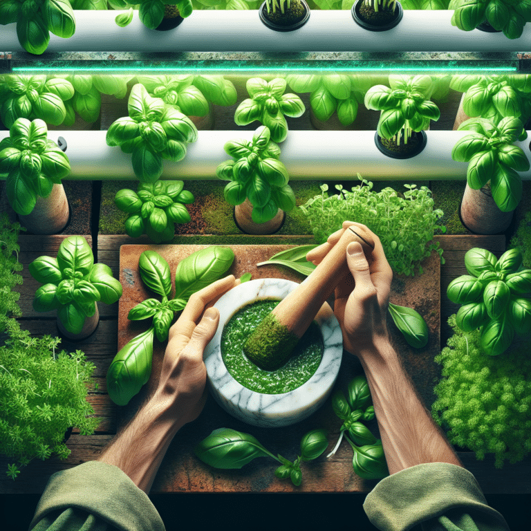Mastering the Art of Hydroponic Basil Pesto