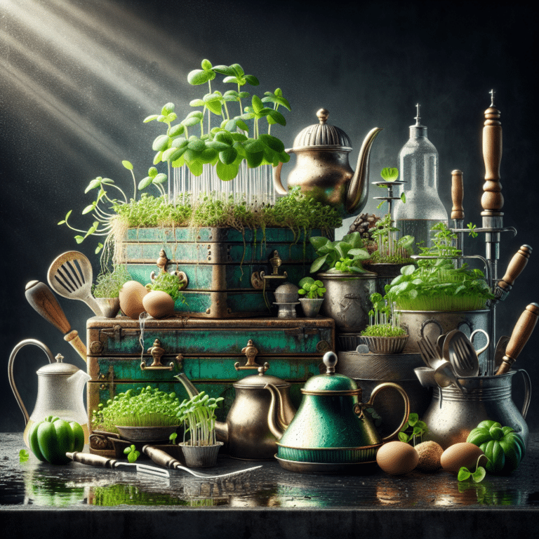 Turn Your Old Kitchenware into Hydroponic Planters