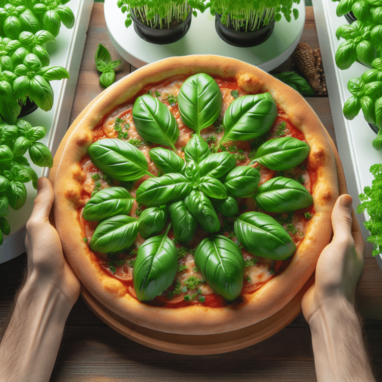 Spice up Your Pizza with Fresh Basil: A Hydroponic Approach