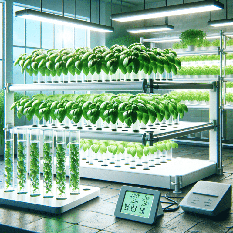 Go Green with Hydroponic Basil Growth