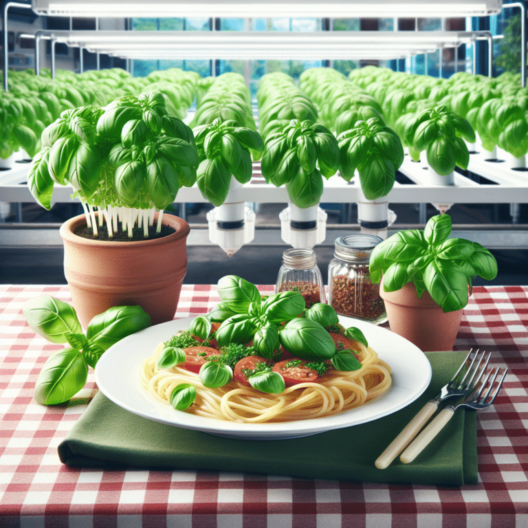 Revitalizing Italian Dishes with Hydroponic Basil