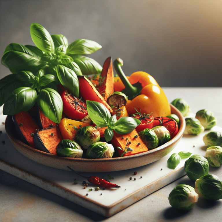 Enrich Your Diet: Roasted Veggie Recipes with Hydroponic Basil