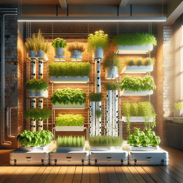 Creative Ways to Setup Indoor Hydroponic Herb Garden